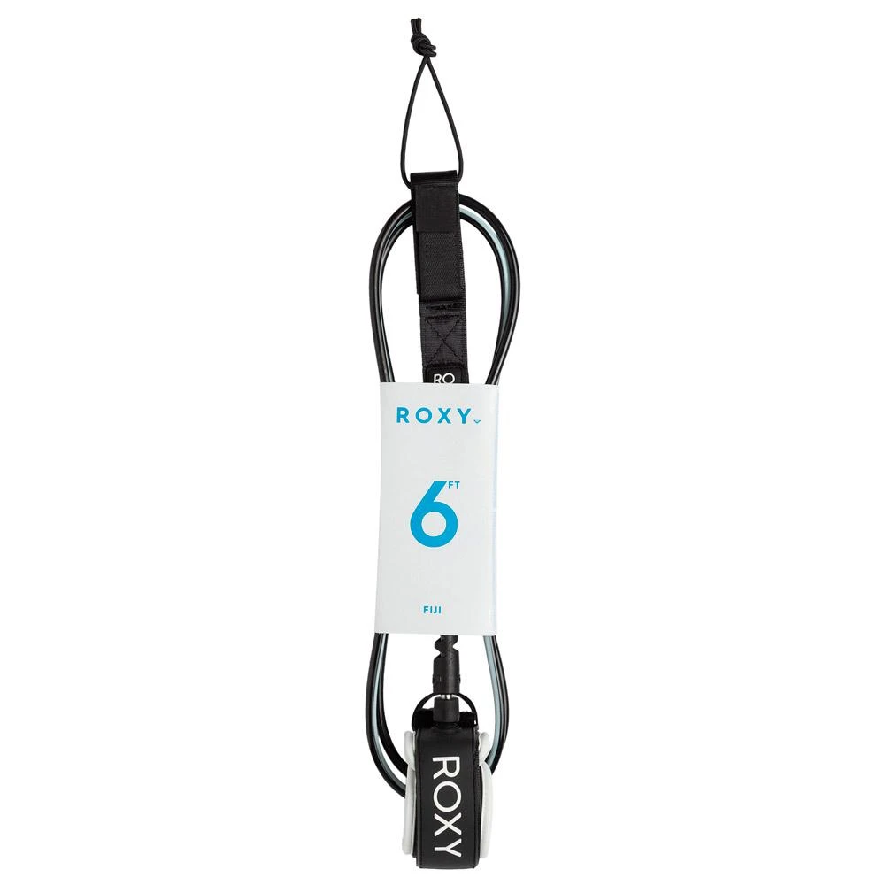 Leash Surf Roxy Fiji 6' Black 3 Leash Surf Roxy Fiji 6' Black