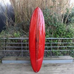 Board De Surf Pukas La Côte - Red Tint - Futures Fins - 7'2" / 123 Cm