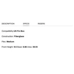 Ailerons Longboard Captain Fin Christenson Tracker -Quiksilver Surfboard Boutique 194cc83ddbc22efde867ee2e9e1553b2d823c897 E20CAPTWAT58140 3