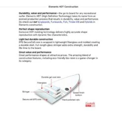 Board De Surf Nsp NSP Element HDT Fun- White Tint -Quiksilver Surfboard Boutique 34ff16473352039eb93a211c3ef6f64111623503 E21NSPWAT70348 3