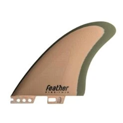 Ailerons Surf Feather Fins Feathers Fins Modern Keel - Green Forrest - 2 Dérives