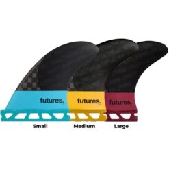 Ailerons Surf Futures Fins F4 Blackstix