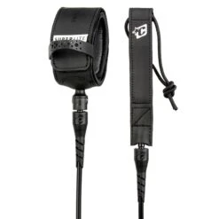 Leash Surf Creatures Of Leisure Superlite - Black Silver 6'0'' / 183 Cm