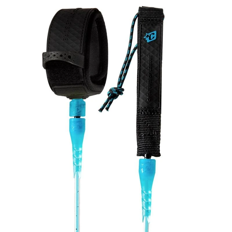 Leash Surf Creatures Of Leisure Relliance Comp - Cyan Speckle Black - 6'0" / 183 Cm 3 Leash Surf Creatures Of Leisure Relliance Comp - Cyan Speckle Black - 6'0" / 183 Cm