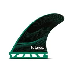 Ailerons Surf Futures Fins F4 RTM Hex Green